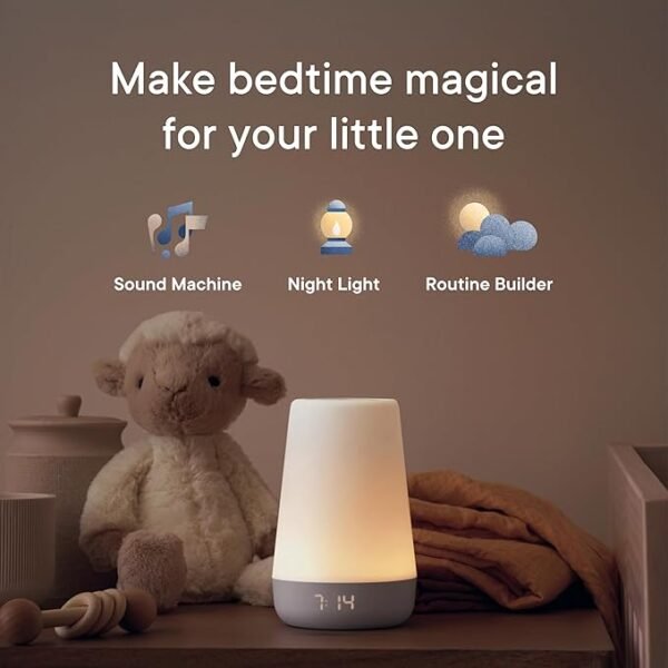 Hatch Rest Baby Sound Machine, Night Light | 2nd Gen | Registry Essential, Sleep Trainer, Routine Builder, Time-to-Rise Alarm Clock, White Noise Soother, Nursery Stories, Toddler Kids Bedroom (Wi-Fi - Image 4