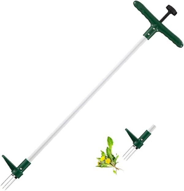 Walensee Weed Puller, Stand Up Weeder Hand Tool, Long Handle Garden Weeding tool with 3 Claws, Hand Weed Hound Weed Puller for Dandelion, Standup Weed Root Pulling Tool and Picker, Grabber (1 pack) - Image 6