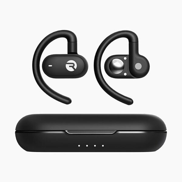 Raycon Open Earbuds – True Wireless Open Ear Bluetooth Headphones, Hook Design, IPX5 Water Resistant, 40 Hours of Battery Life (Black) - Image 5