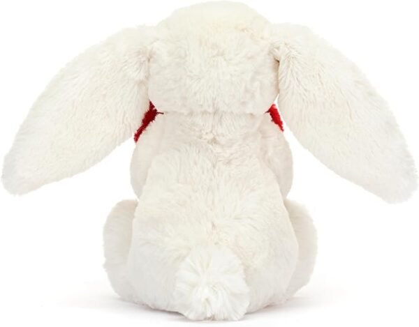 Jellycat Bashful Red Love Heart Bunny Stuffed Animal, Small 7 inches | Rabbit & Bunny Plush Toy | Classic Children's Gift | Valentine's Day Gift - Image 3