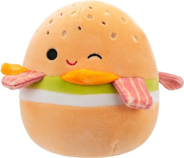 Squishmallows Original 5-Inch Geronimo Breakfast Bagel - Official Jazwares Plush - Image 5