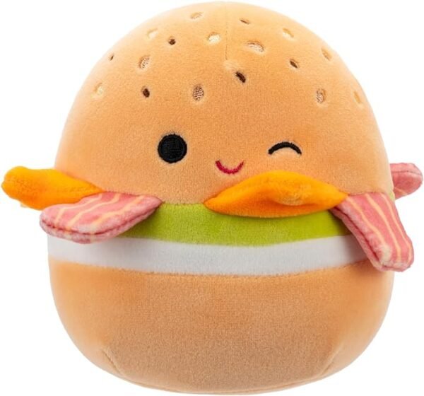 Squishmallows Original 5-Inch Geronimo Breakfast Bagel - Official Jazwares Plush