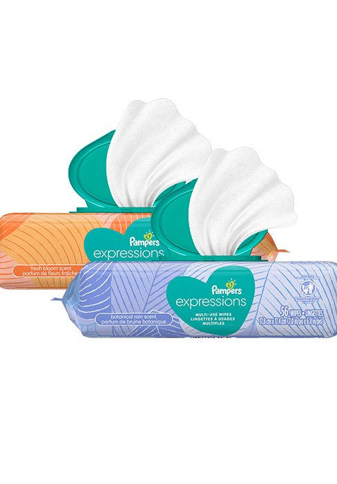 Pampers Baby Wipes, Complete Clean Baby Fresh Scented Wipe, Gently Cleans Head to Toe, 864 Total (12 Flip-Top Packs) - Image 2